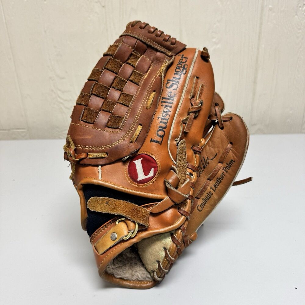 Louisville Slugger Baseball Glove Mark E Wohlers RHT 12.5" Fielders Mitt WHBG25F